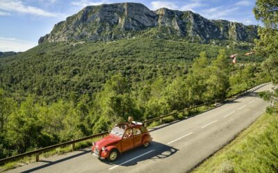 balade 2CV Pic-saint-loup
